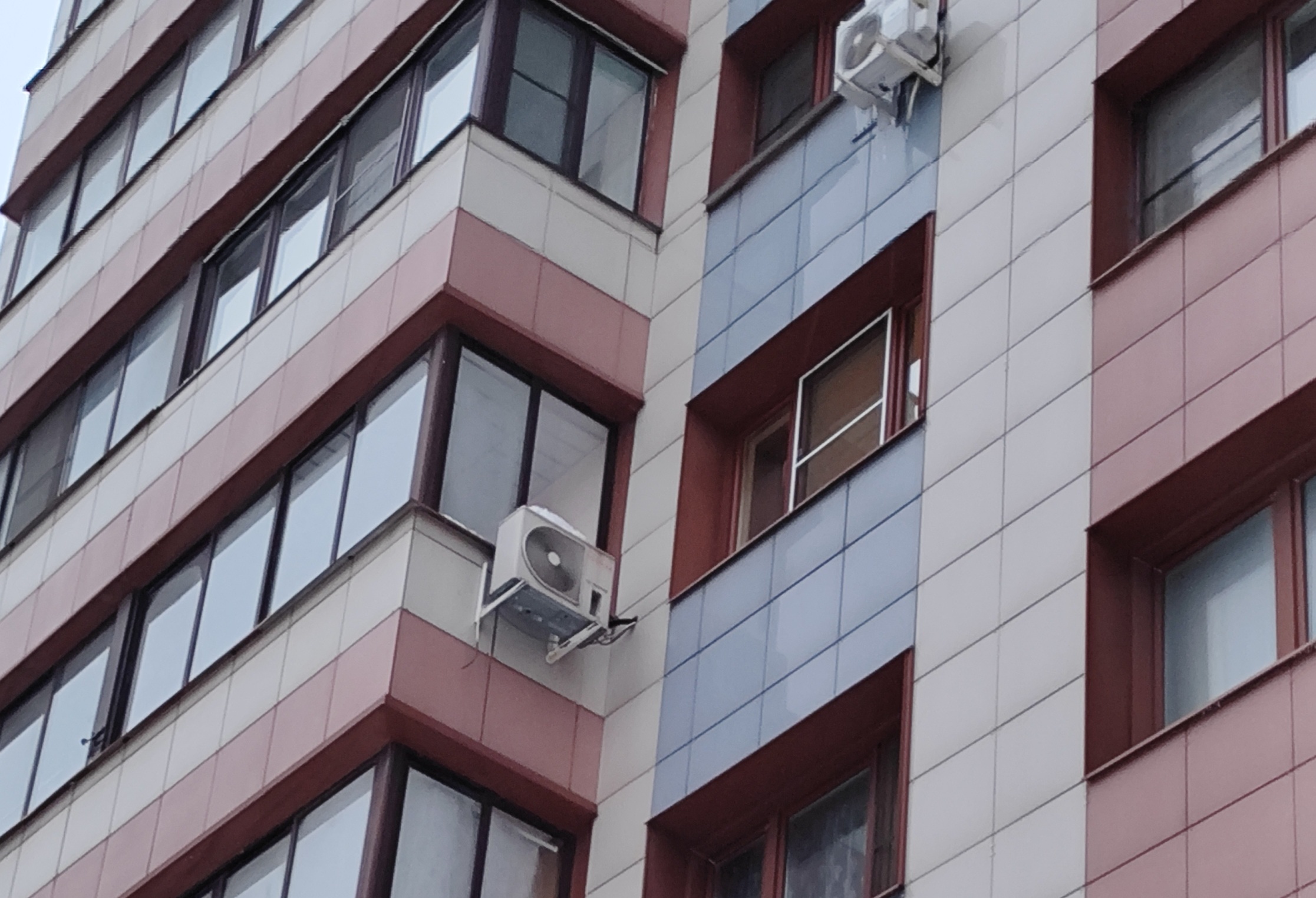 Установка наружного блока кондиционера
